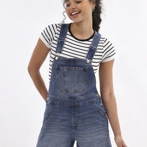 NOBO Blue Denim Women's Overalls with Front Bib Pocket